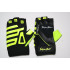 Мъжки ръкавици за фитнес в черно и електриково зелено