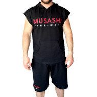 Комплект къси панталони и потник с качулка Musashi