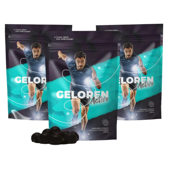 Geloren ACTIVE 400g - ставно хранене за хора - вкус къпина