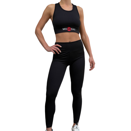 Комплект черен рипс MUSASHI Клин и Бюстие