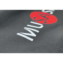 Комплект син шалвар SB и черно бюстие ликра Musashi