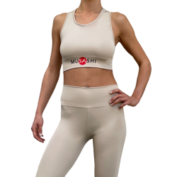 Бежаво бюстие ликра MUSASHI