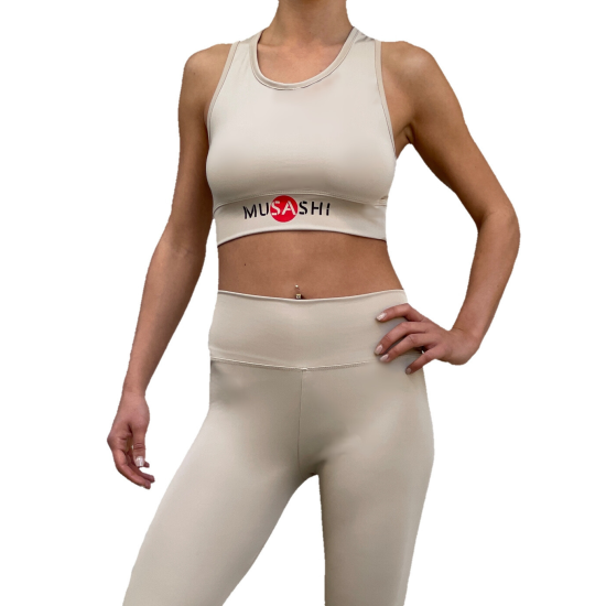 Бежаво бюстие ликра MUSASHI