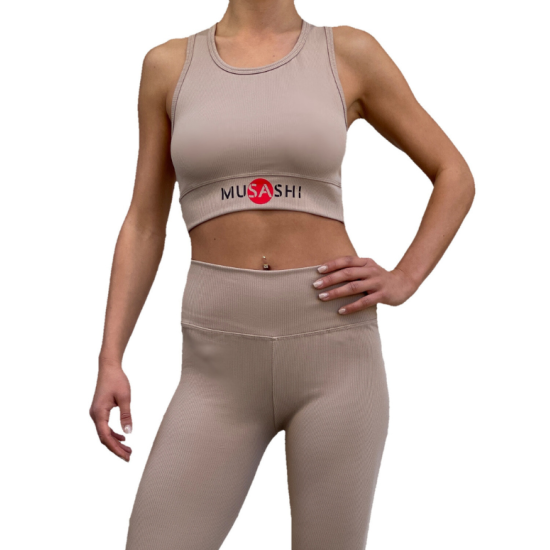 Бежаво бюстие рипс MUSASHI