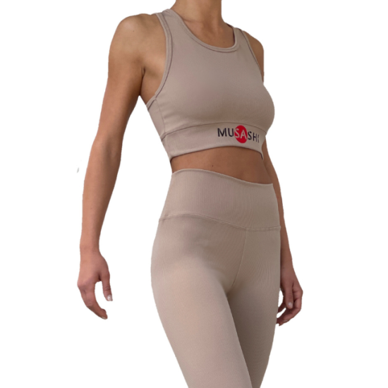 Бежаво бюстие рипс MUSASHI