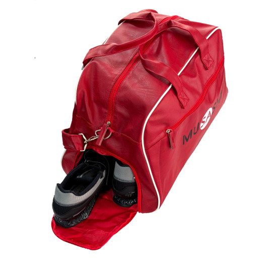 Ретро сак Musashi – кардиналско червено