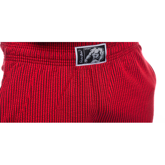 Комплект червен шалвар SB и черно бюстие рипс Musashi