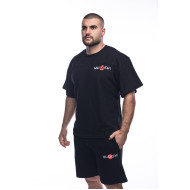 Комплект черен Musashi къси панталони и рег-топ 