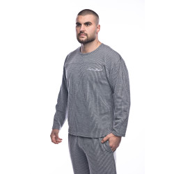 Комплект сив SB шалвар и рег-топ дълъг ръкав