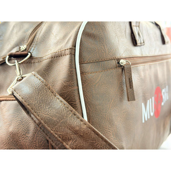 Ретро сак Musashi – кафяво