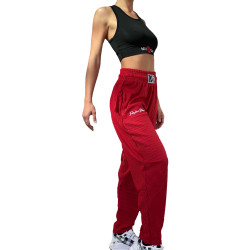 Комплект червен шалвар SB и черно бюстие рипс Musashi